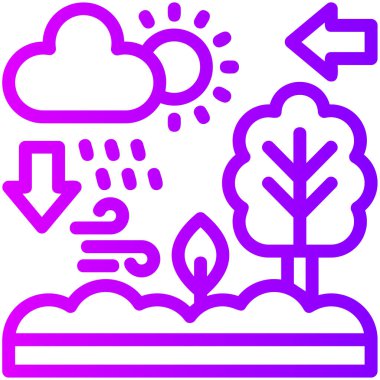 hava simgesi tasarımı, vektör illüstrasyonu 10 grafik