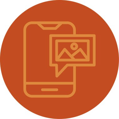 Vektör Mobil simge illüstrasyonu