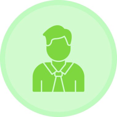 Adamım. Web simgesi basit illüstrasyon