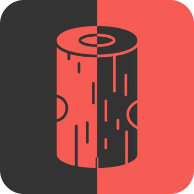 Bir varil simgesinin vektör illüstrasyonu