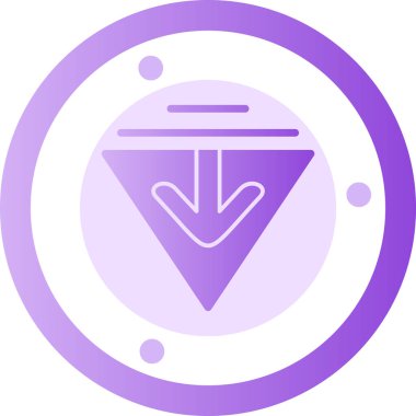 Ok. Web simgesi basit illüstrasyon