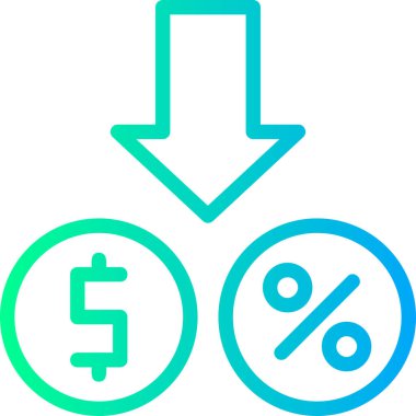 Para için. Web simgesi basit illüstrasyon