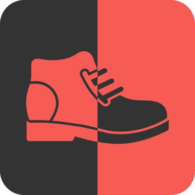 ayakkabı web simgesi basit vektör illüstrasyonu