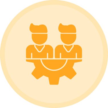 İnsan simgesinin vektör illüstrasyonu