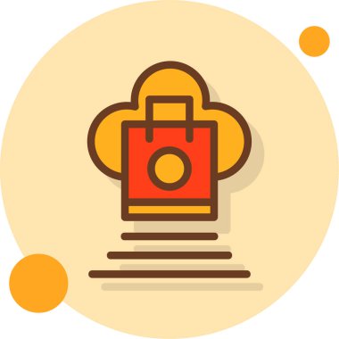 Kamera. Web simgesi basit illüstrasyon