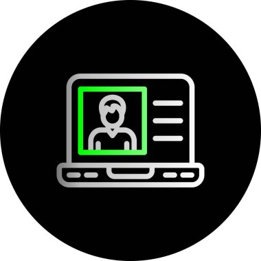 seo modern simgesinin vektör illüstrasyonu