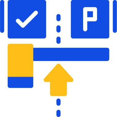 Park simgesi. Vektör çizim