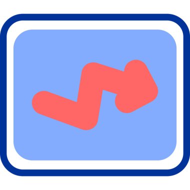 Kalp. Web simgesi basit illüstrasyon