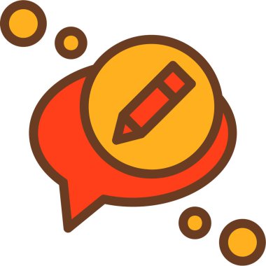 kalem simgesi vektör illüstrasyonu