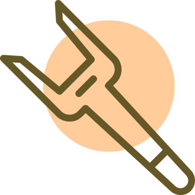 Bir fırça için vektör çizimi