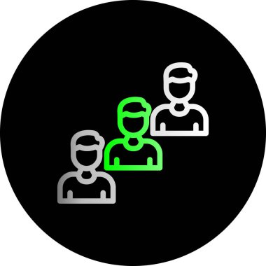 vektör insanlar simge illüstrasyonu