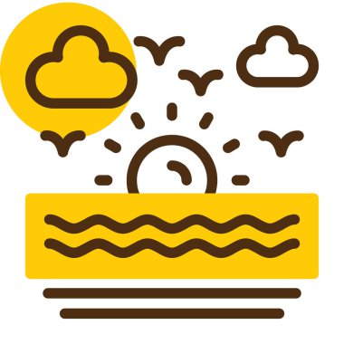 Çizgi film simgesinin vektör çizimi