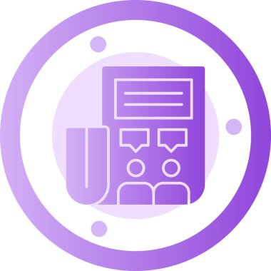 - Makine. Web simgesi basit illüstrasyon