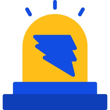 Ampul. Web simgesi basit tasarım