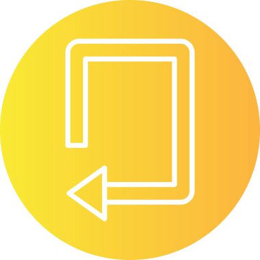 ok simgesinin vektör illüstrasyonu