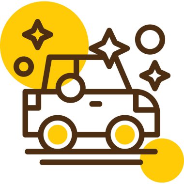 araba simgesi vektör illüstrasyonu