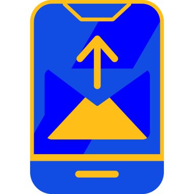 E- posta simgesi vektör illüstrasyonu