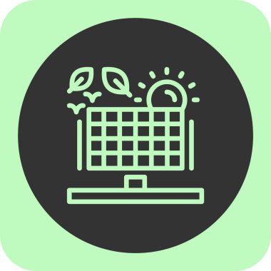 seo modern simgesinin vektör illüstrasyonu