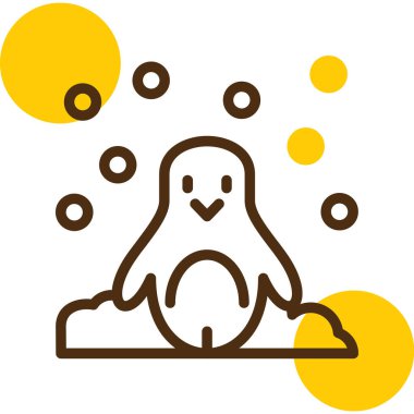 Hayvan. Web simgesi basit illüstrasyon