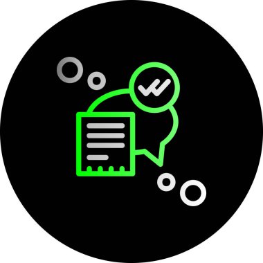 İş ve finans simgesinin vektör illüstrasyonu