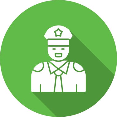 Basit polis vektör simgesi