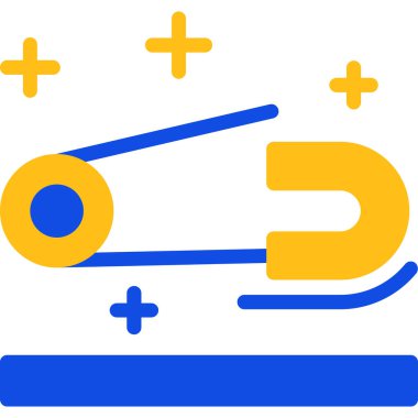 elektrik kablo simgesi, vektör illüstrasyonu