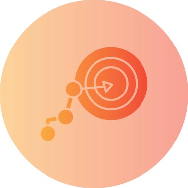 Modern bir simgenin vektör illüstrasyonu