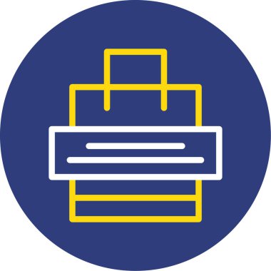 Kutu. Web simgesi basit illüstrasyon