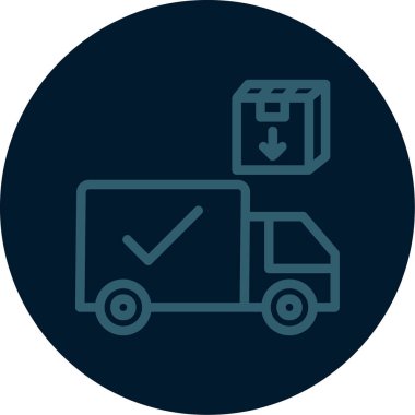 servis simgesi vektör illüstrasyonu