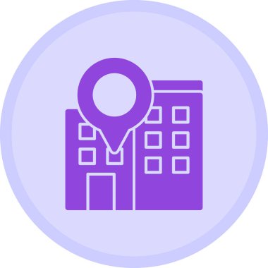 Harita. Web simgesi basit illüstrasyon