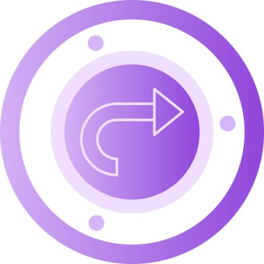 Modern bir simgenin vektör illüstrasyonu