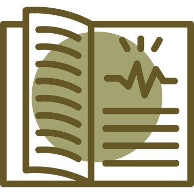 belge simgesi vektör illüstrasyonu