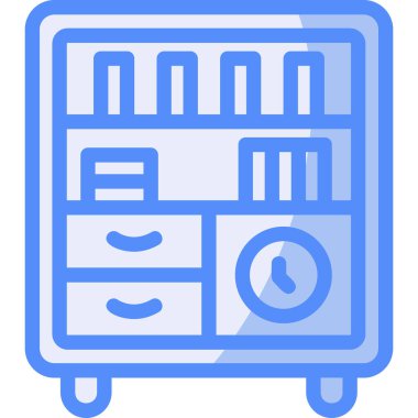 mikrodalga makine simgesi, vektör illüstrasyonu