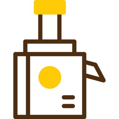 İç bakalım. Web simgesi basit illüstrasyon