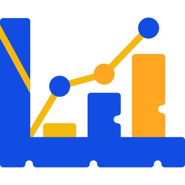 grafik simgesi. Web için basit grafik vektör simgesi çizimi