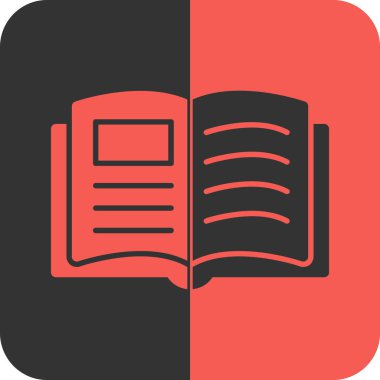 Kitap simgesi soyut arkaplan grubunda izole edildi