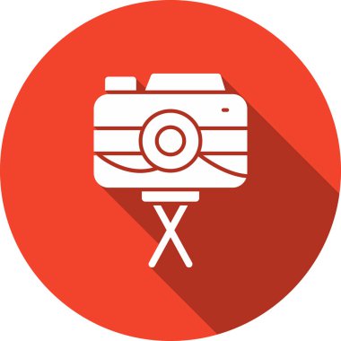 kamera fotoğrafçılık simgesi ana hatlar biçiminde