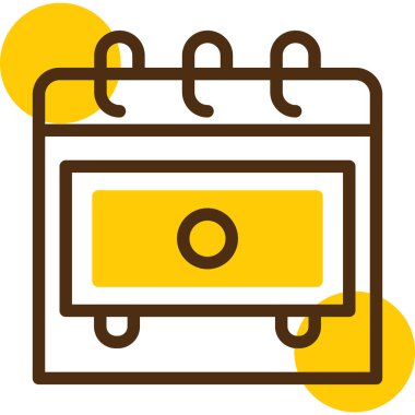 tarih simgesi, vektör illüstrasyonu