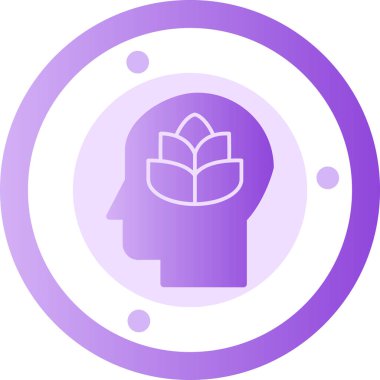 Yaratıcı bir fikir simge vektör çizim