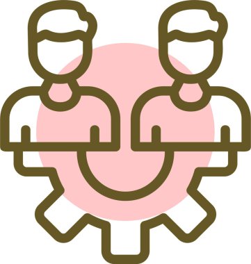 İnsan simgesinin vektör illüstrasyonu