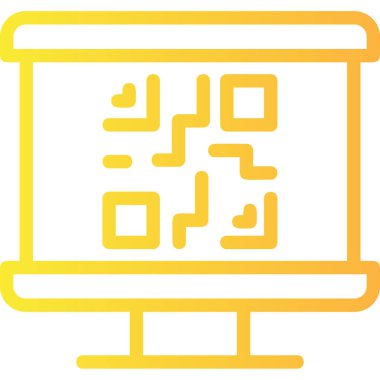 ana hat biçiminde kod kod kod simgesi