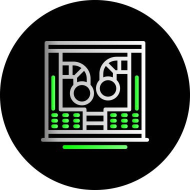 Basit illüstrasyon Boru Simgesi