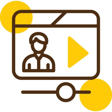 Video konferansı. Basit resimleme