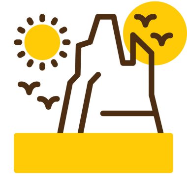 Bir arkaplanın vektör illüstrasyonu