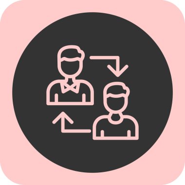 iş simgesi vektör illüstrasyonu