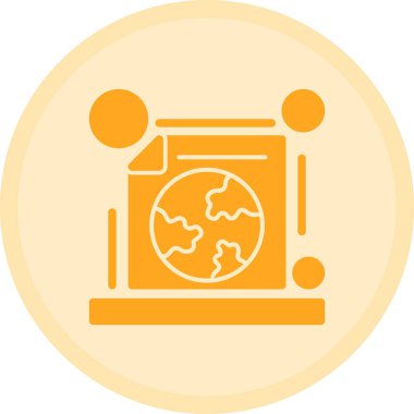 seo modern simgesinin vektör illüstrasyonu