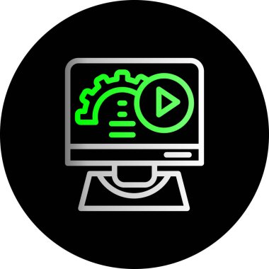 vektör dizüstü simgesi illüstrasyonu