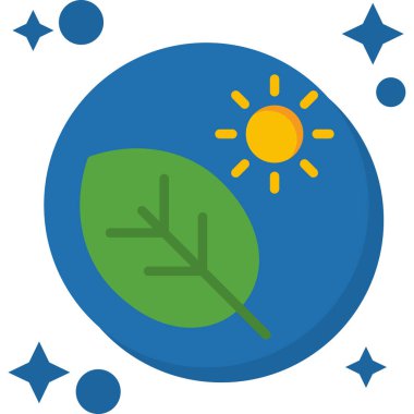 Güneşin vektör simgesi