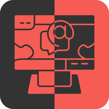 seo modern simgesinin vektör illüstrasyonu