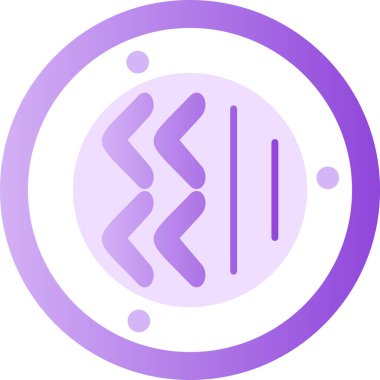 Tıbbi maskenin modern bir simgesinin vektör çizimi